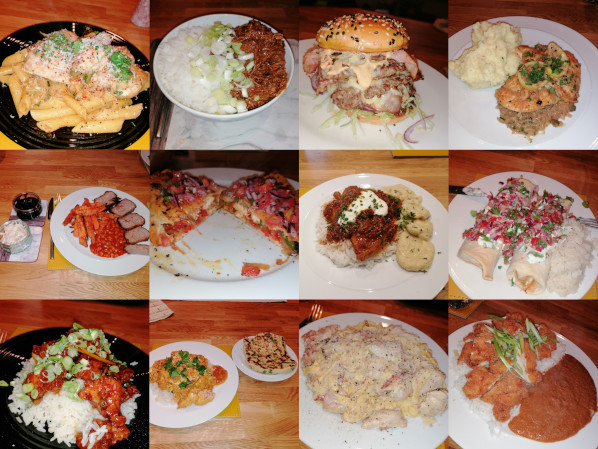 A Collage of My Food