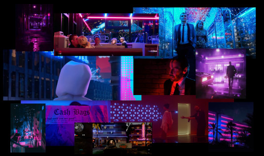 Neon City Moodboard